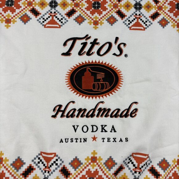 Tito's Handmade Vodka Ugly Christmas Party Sweater Mens Size L Austin Texas EUC - Picture 4 of 9